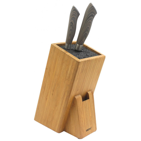 Blok na noże, bambus 10,5x10,5x25cm Kinghof