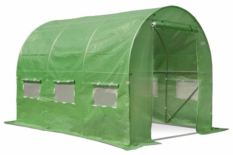 Tunel z wielosezonową folią 2x4,5m zielony Garden Point