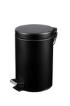 Kosz łazienkowy na śmieci 5L czarny ze stali METLEX MX2082BL